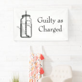Leyden Jar Guilty in beschuldiging gesteld Spandoek (Insitu)
