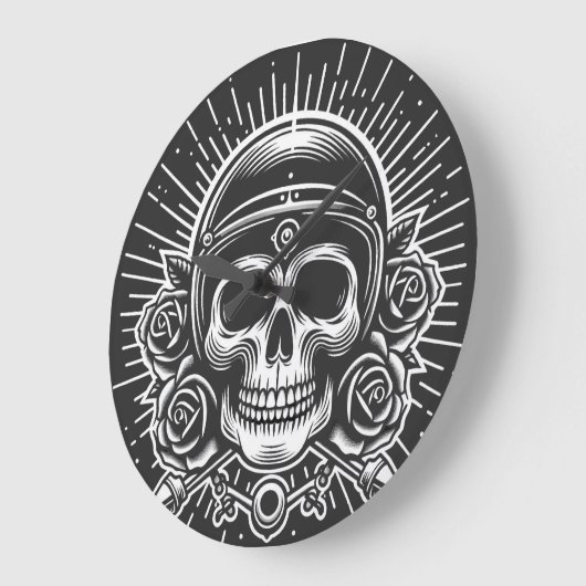 Leyenda del cráneo de motocicleta grote klok (Hoek)