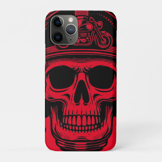 leyenda del cráneo del motociclista vintage Case-Mate iPhone case