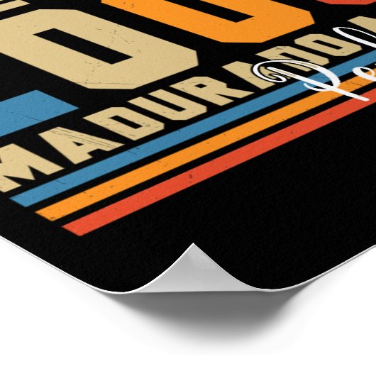 Leyenda Desde 2005  Cumpleanos Sticker Poster (Hoek)