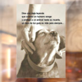 Leyenda sobre adoptar animales raamsticker (Vel 2)