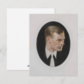 Leyendecker Arrow Collar Man Feestdagenkaart (Voorkant / Achterkant)