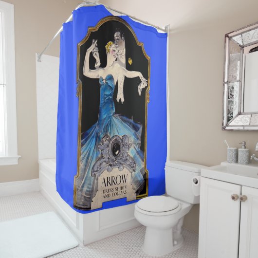 Leyendecker Arrow shirt 1920 en nr. 1 Douchegordijn (In situ)