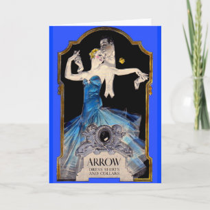 Leyendecker Arrow shirt 1920 en nr. 1 Kaart