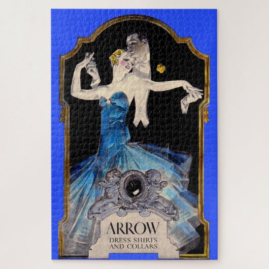 Leyendecker Arrow shirt 1920 en nr. 1 Legpuzzel (Verticaal)