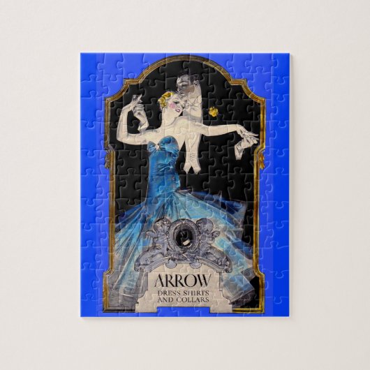 Leyendecker Arrow shirt 1920 en nr. 1 Legpuzzel (Verticaal)