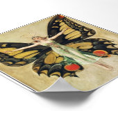 Leyendecker - Butterfly Woman Poster (Hoek)