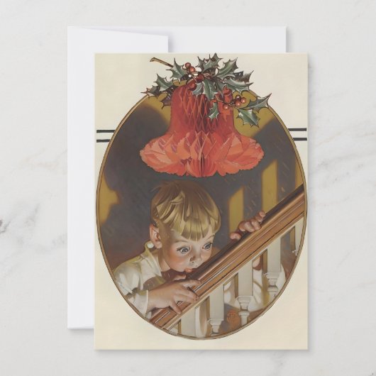 Leyendecker Kerstblik Feestdagenkaart (Voorkant)