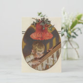 Leyendecker Kerstblik Feestdagenkaart (Staand voorkant)