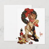 Leyendecker Kerstensok Feestdagenkaart (Voorkant / Achterkant)