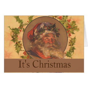 Leyendecker Kerstman Antiek Victoriaans