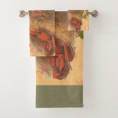 Leyendecker Kerstman Antiek Victoriaans Bad Handdoek (Insitu)