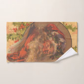Leyendecker Kerstman Antiek Victoriaans Bad Handdoek (Handdoek)