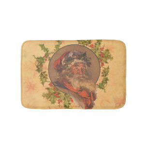 Leyendecker Kerstman Antiek Victoriaans Badmat