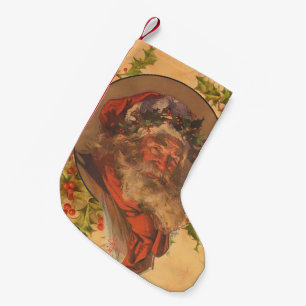 Leyendecker Kerstman Antiek Victoriaans Kleine Kerstsok
