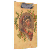 Leyendecker Kerstman Antiek Victoriaans Klembord (Rechts)