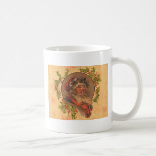 Leyendecker Kerstman Antiek Victoriaans Koffiemok