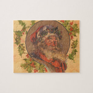 Leyendecker Kerstman Antiek Victoriaans Legpuzzel