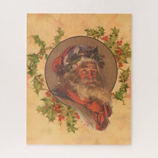 Leyendecker Kerstman Antiek Victoriaans Legpuzzel (Verticaal)
