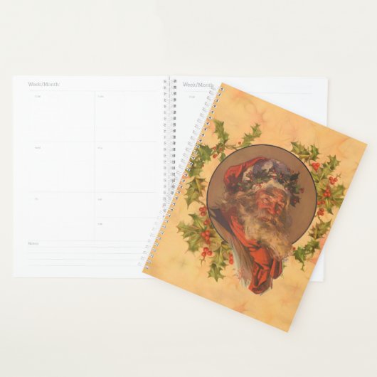Leyendecker Kerstman Antiek Victoriaans Planner (Display)