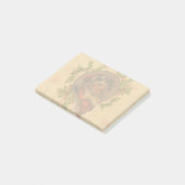 Leyendecker Kerstman Antiek Victoriaans Post-it® Notes (Schuin)