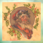 Leyendecker Kerstman Antiek Victoriaans Raamsticker (Vel 3)
