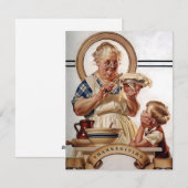 Leyendecker Thanksgiving Feestdagenkaart (Voorkant / Achterkant)