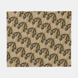 Leyendecker Vlindermeisje Vintage Art Deco Fleece Deken
