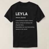 Leyla Naam T-shirt (Design voorkant)