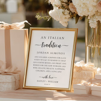 Leyton Een Italiaanse Traditie Gesuikerde Amandele Poster
