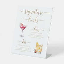 Leyton Gold Modern Minimal Signature Dranken Bord