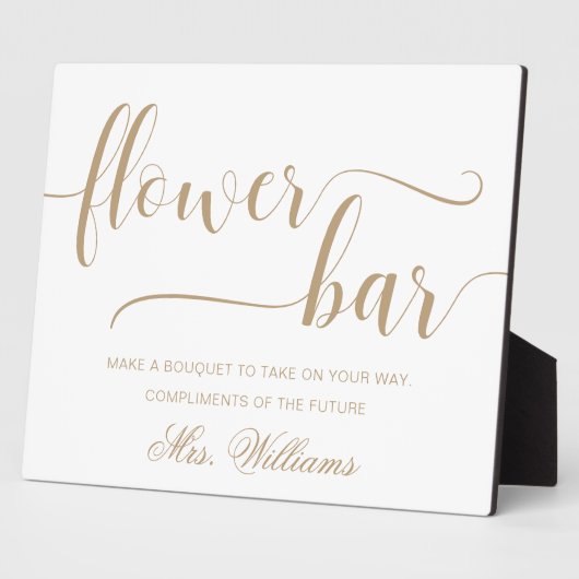 Leyton Gold Modern Minimale Ventilatorboog Fotoplaat (Zijkant)