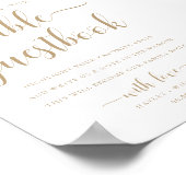 Leyton Gold Teken Ons Bijbel Trouwboek Poster (Hoek)