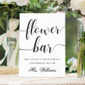 Leyton Modern Minimaal Bloem Bar Bord Poster