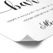 Leyton Modern Minimaal Boeket Bar Bord Poster (Hoek)