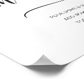 Leyton Modern Minimaal Momosa Bar Bord Poster (Hoek)