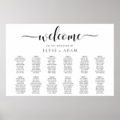 Leyton Modern Minimal 12 Poster voor tafelzitplaat (Voorkant)