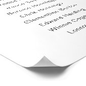 Leyton Modern Minimal 12 Poster voor tafelzitplaat (Hoek)