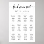 Leyton Modern Minimal 12 Poster voor tafelzitplaat (Voorkant)