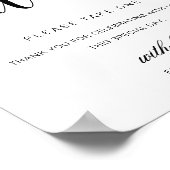 Leyton Modern Minimal Favor Bord Poster (Hoek)