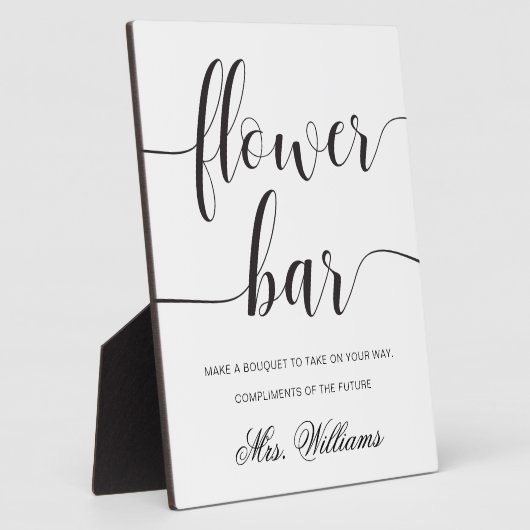 Leyton Modern Minimale Vloerbalk Sign Fotoplaat (Zijkant)