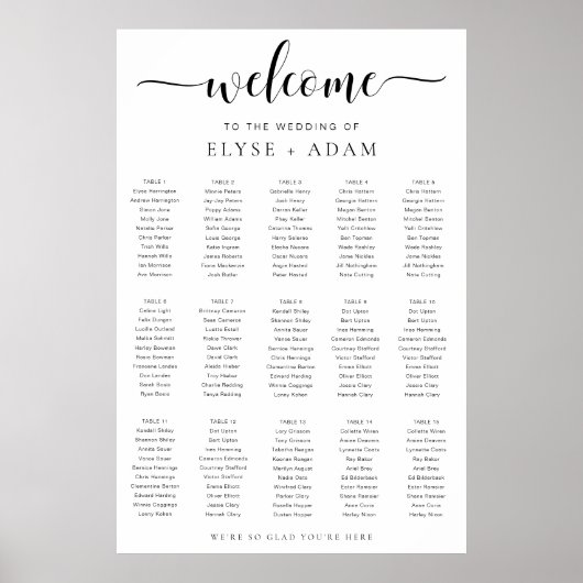 Leyton Moderne Minimale 15-tafel Poster (Voorkant)