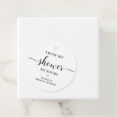 Leyton van mijn douche naar jouw zeep bedankjes labels (In situ)