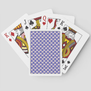 Lezards popart. pokerkaarten