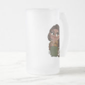 Lezbi Nerdy Frosty Mug Matglas Bierpul (Voorkant rechts)