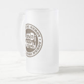 Lezbi Nerdy Frosty Mug Matglas Bierpul (Voorkant links)