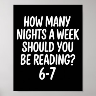 Lezen 67 6 7 Meme Ela Leraar Zes Zeven Student Poster