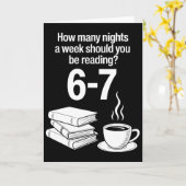 Lezen 67 Meme Engelse leraar Funny Boek Liefhebber Kaart (Gele Bloem)