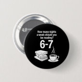 Lezen 67 Meme Engelse leraar Funny Book Liefhebber Ronde Button 5,7 Cm (Voorkant /achterkant)