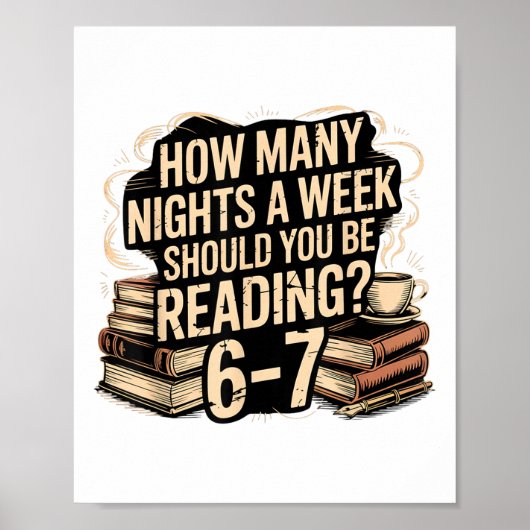 Lezen 67 Meme Engelse leraar Grappig 67 Bibliothec Poster (Voorkant)